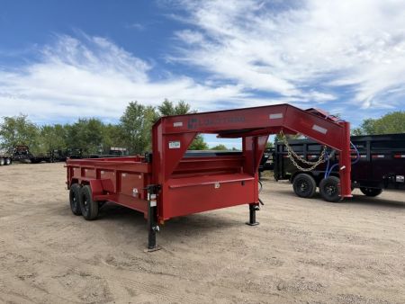 New 2027 Load Trail 7-16 Gooseneck Dump W/ 7 Gauge Floor 7K Axles
