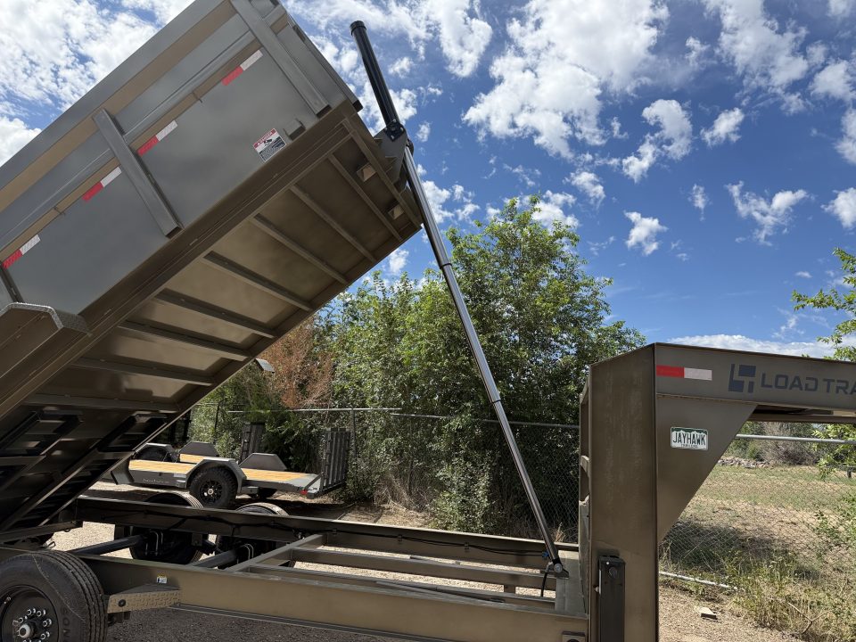 New 2026 Load Trail 7-16-4H Gooseneck Dump W/ 7 Gauge Floor 8K Axles