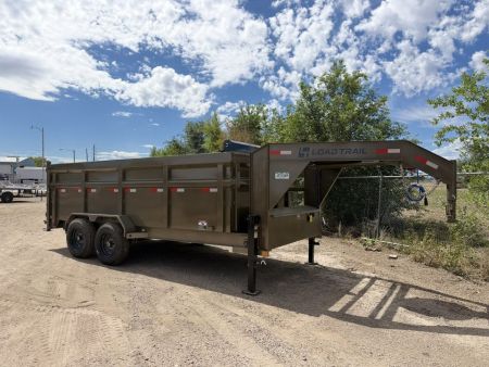 New 2026 Load Trail 7-16-4H Gooseneck Dump W/ 7 Gauge Floor 8K Axles