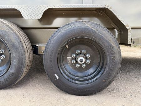 New 2026 Load Trail 7-16-4H Gooseneck Dump W/ 7 Gauge Floor 8K Axles