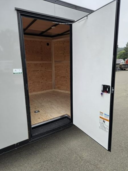 New SALE! ENCLOSED CAR HAULER CARGO BOX 2027 CONTINENTAL VHW8524TA3 8.5X24 10,400 GVWR TRAILER DOVE GRAY