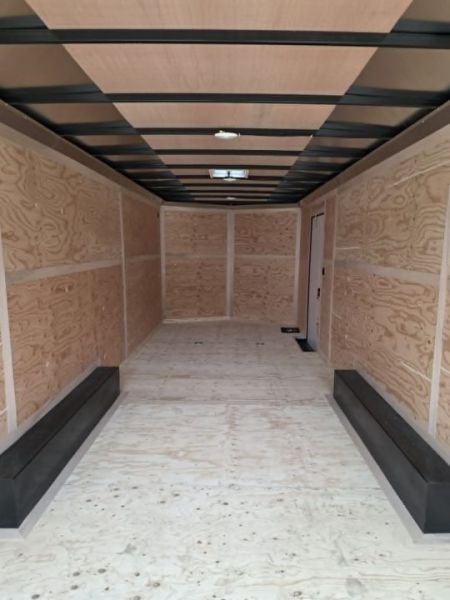 New SALE! ENCLOSED CAR HAULER CARGO BOX 2027 CONTINENTAL VHW8524TA3 8.5X24 10,400 GVWR TRAILER DOVE GRAY