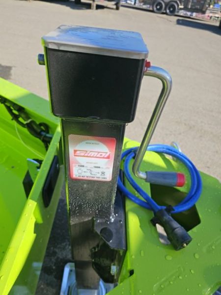 New SALE! SPLIT TILT 2027 Diamond C Trailers HDT207 82X20 Equipment Trailer 15500 GVWR LIME GREEN