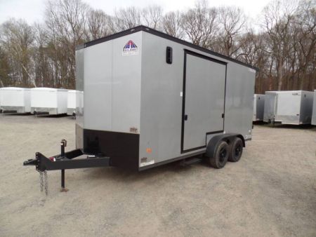 Used 2025 Haul About Trailers HAUL ABOUT / SIDE X SIDE TRAILER! 7X16 WITH EXTRA HEIGHT, and SPECIAL GET OUT FLIP UP DOOR! OUR ID# 014111, Cargo / Enclosed Trailer