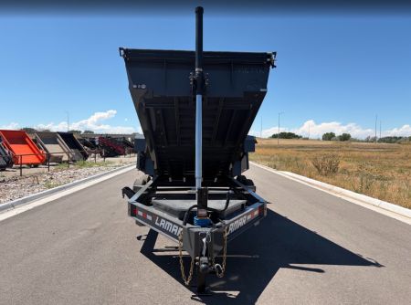 New 2027 Lamar 7X16 14K Telescopic Dump Trailer