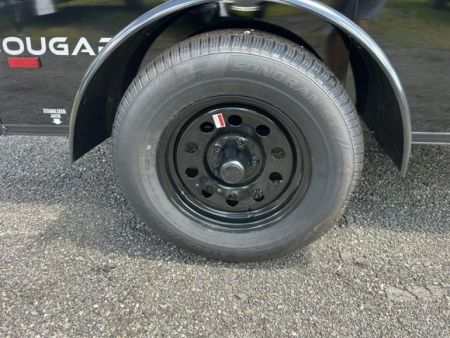 New 2027 Haul About Trailers 5'X8' with rear ramp door, and side door!, single axle 2,990 lb. GVWR Cargo / Enclosed Trailer
