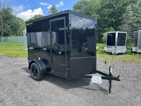 New 2027 Haul About Trailers 5'X8' with rear ramp door, and side door!, single axle 2,990 lb. GVWR Cargo / Enclosed Trailer