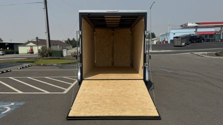 New 2027 Look Trailers 7 x 14 ST DLX Flat Top V-Nose 7K Cargo / Enclosed Trailer
