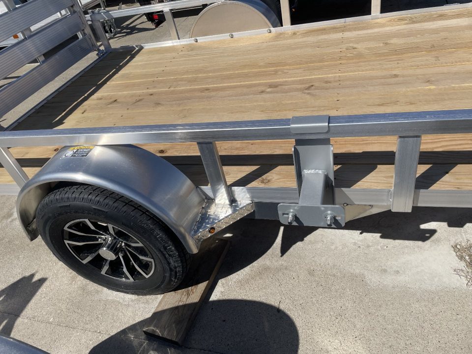 New 2027 H&H Trailers 76x10 Aluminum Rail Side Utility