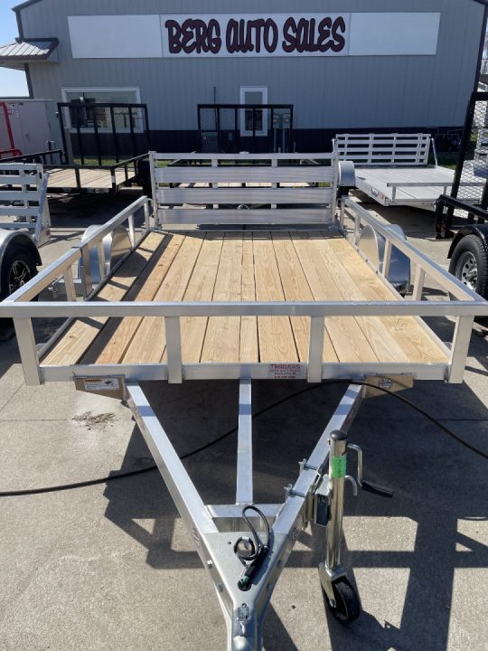 New 2027 H&H Trailers 76x10 Aluminum Rail Side Utility