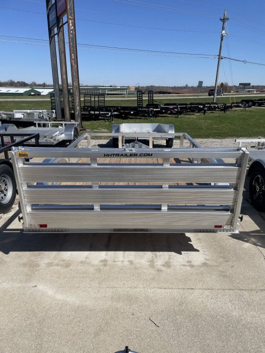 New 2027 H&H Trailers 76x10 Aluminum Rail Side Utility