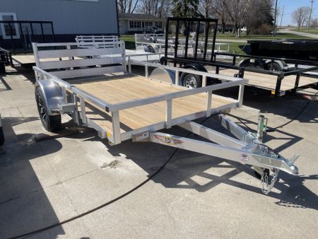 New 2027 H&H Trailers 76x10 Aluminum Rail Side Utility