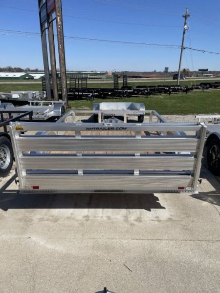 New 2027 H&H Trailers 76x10 Aluminum Rail Side Utility