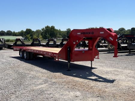 New 2027 MAXXD Hydraulic Dovetail Gooseneck Trailer | 34' x 102' 30K GVWR