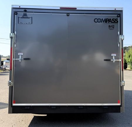 New 2026 Charcoal Compass DLX/FLAT TOP/7K CAR HAULER