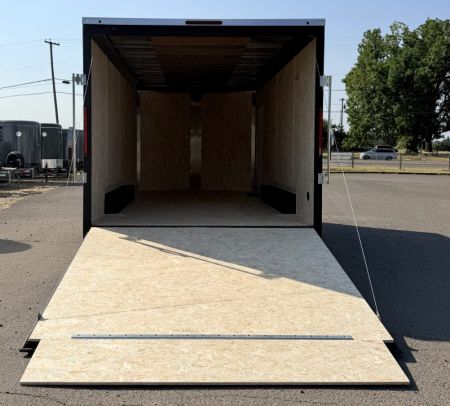 New 2026 White Compass DLX/FLAT TOP/7K CAR HAULER