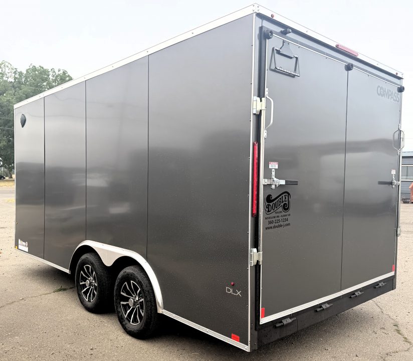 New 2026 Compass FLAT TOP Charcoal 7K / Enclosed Trailer