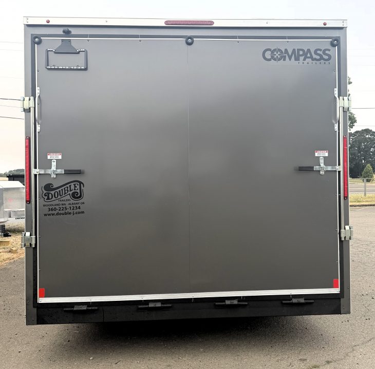 New 2026 Compass FLAT TOP Charcoal 7K / Enclosed Trailer