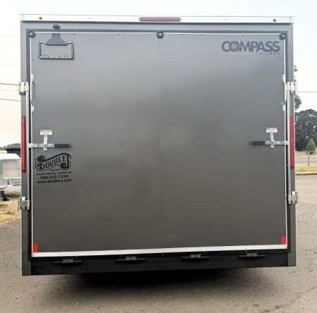 New 2026 Compass FLAT TOP Charcoal 7K / Enclosed Trailer