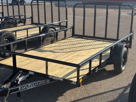 New 2026 East Texas Trailers 83  X 12' SINGLE AXLE 3K Utility Trailer