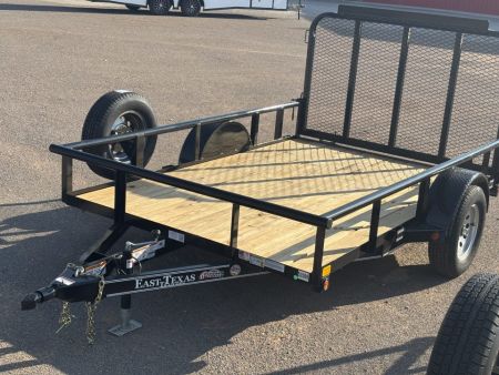New 2026 East Texas Trailers 77  X 10' SINGLE AXLE 3K Utility Trailer