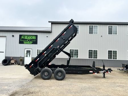 New 2027 H&H Trailers 83 X14' 16K HD DUMP TRAILER 8K OIL BATH AXLES Dump Trailer