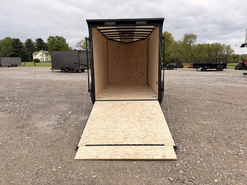 New 2026 Discovery 6x12' Cargo Trailer - Rear Spoiler