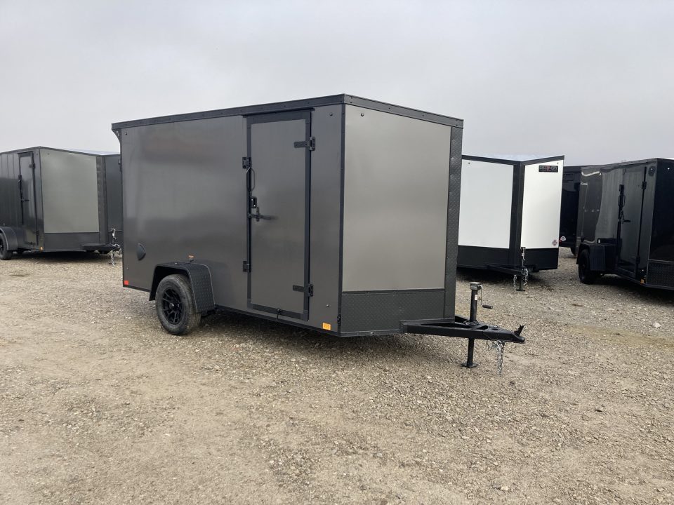 New 2026 Discovery 6x12' Cargo Trailer - Rear Spoiler