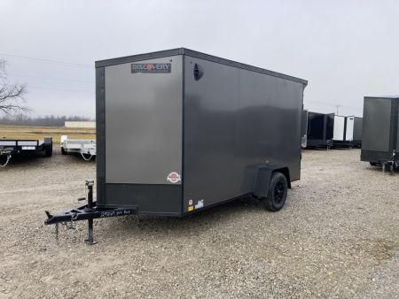 New 2026 Discovery 6x12' Cargo Trailer - Rear Spoiler