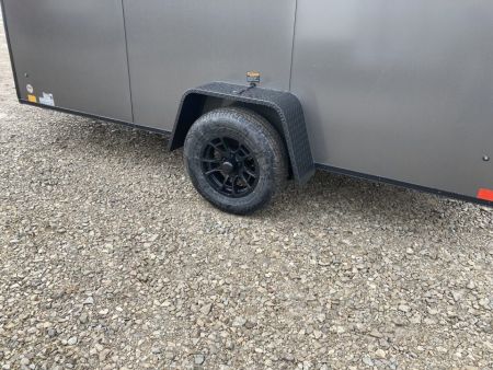 New 2026 Discovery 6x12' Cargo Trailer - Rear Spoiler