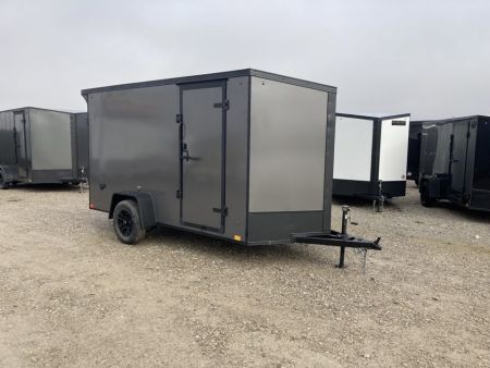 New 2026 Discovery 6x12' Cargo Trailer - Rear Spoiler