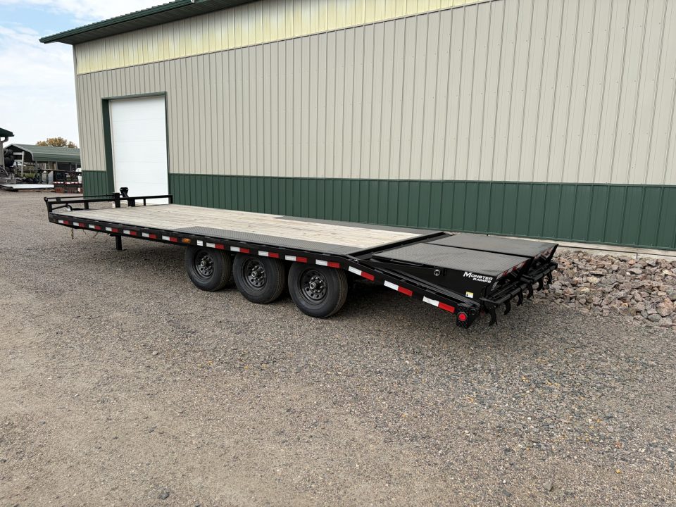 New 2027 24' x 8" 21k PJ Triple Axle Deckover Trailer