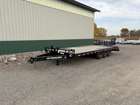 New 2027 24' x 8  21k PJ Triple Axle Deckover Trailer