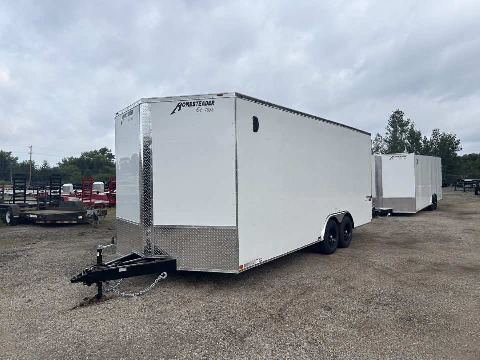 New 2027 Homesteader Trailer 20 FT ENCLOSED CAR HAULER 7 FT INTERIOR HEIGHT 10K GVWR