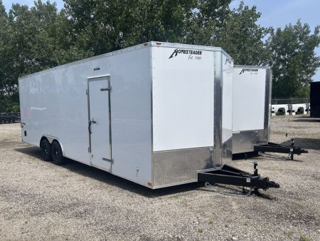 New 2027 Homesteader Trailer 24 FT ENCLOSED CAR HAULER 7 FT INTERIOR HEIGHT 10K GVWR