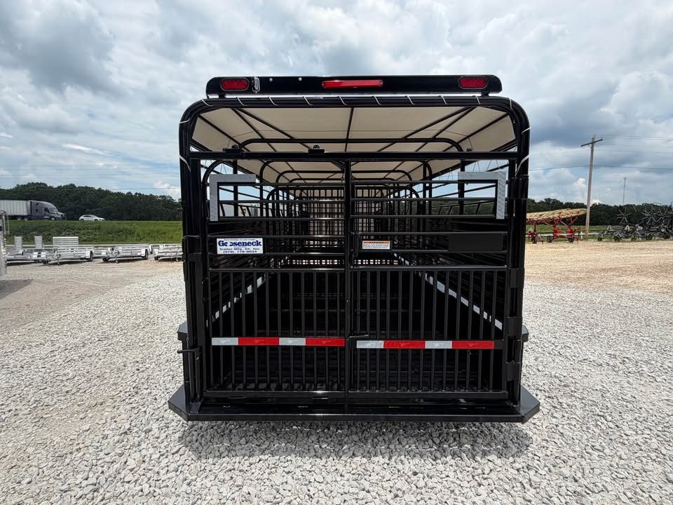 New 2026 Gooseneck 24"x7" Gooseneck Stock Trailer