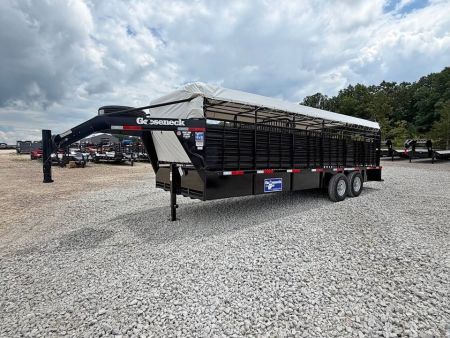 New 2026 Gooseneck 24 x7  Gooseneck Stock Trailer