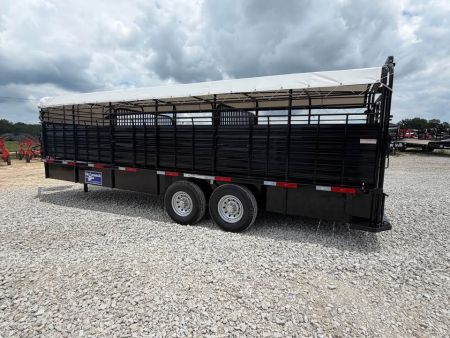 New 2026 Gooseneck 24"x7" Gooseneck Stock Trailer