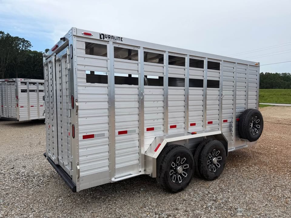 New 2027 Duralite 2 Horse Trailer 15"x80"