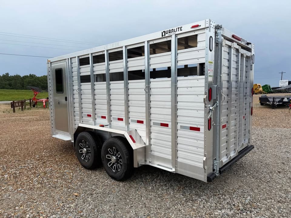 New 2027 Duralite 2 Horse Trailer 15"x80"