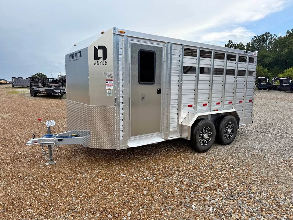 New 2027 Duralite 2 Horse Trailer 15"x80"