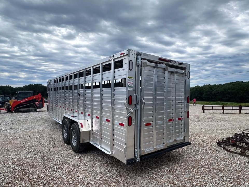 New 2027 Duralite Trail drive 25" stock trailer