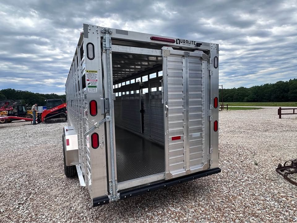 New 2027 Duralite Trail drive 25" stock trailer