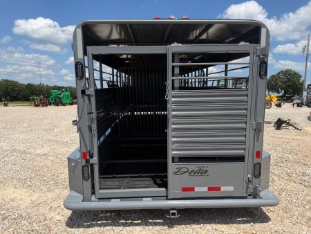 New 2026 Delta 24" cattleman stock trailer