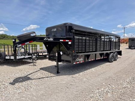 New 2026 Delta 24  Gooseneck Stock Trailer