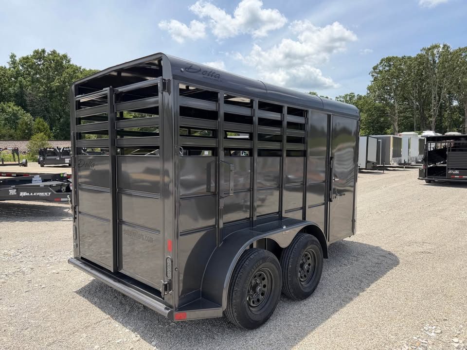 New 2026 Delta 14" 2 Slant Horse Trailer