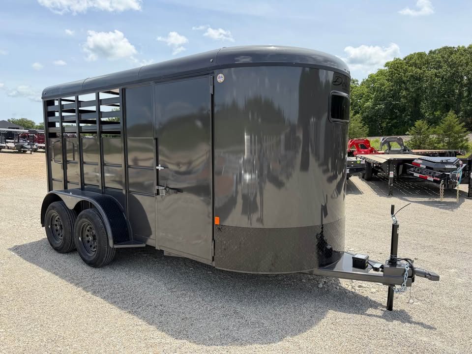 New 2026 Delta 14" 2 Slant Horse Trailer