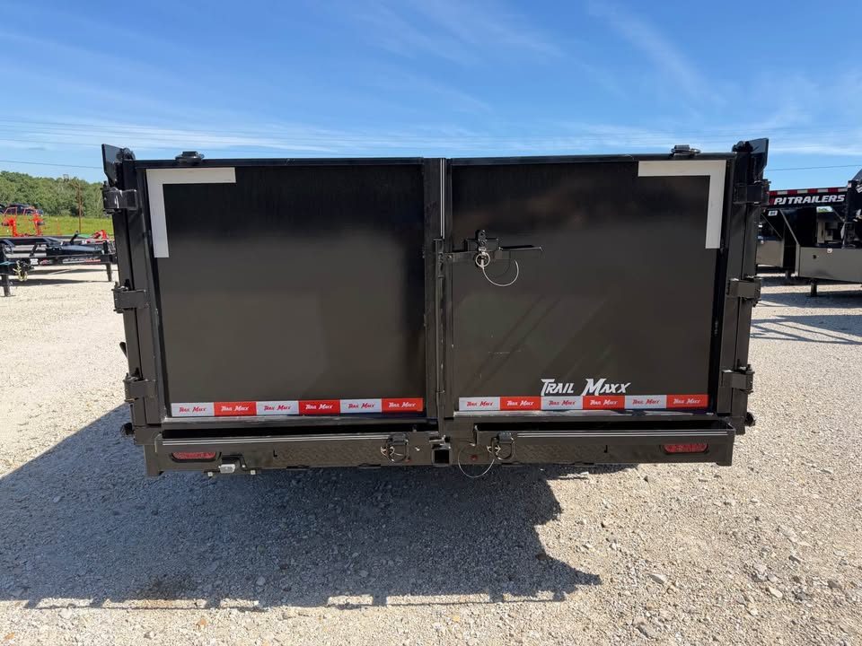 New 2026 Trailmaxx 16"x3" Gooseneck Dump Trailer