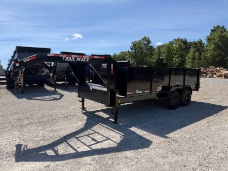 New 2026 Trailmaxx 16"x3" Gooseneck Dump Trailer