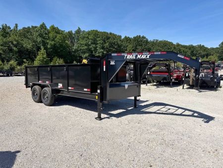 New 2026 Trailmaxx 16 x3  Gooseneck Dump Trailer